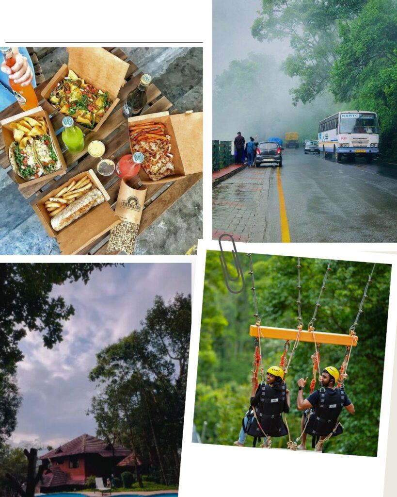 Must visit destinations,fast food,wayanad churam,villa and adventure