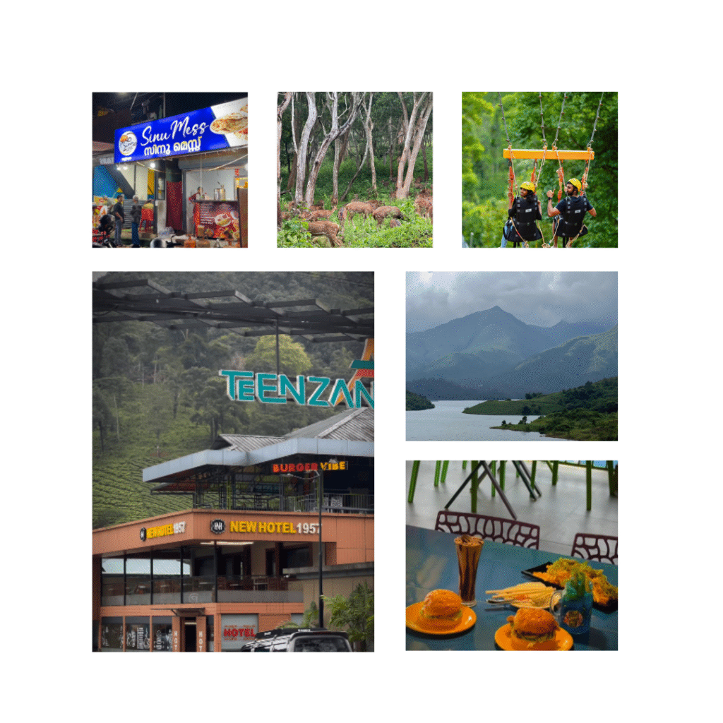 Must visit destinations,mess,forest,adventure,cafe,park,mountain
